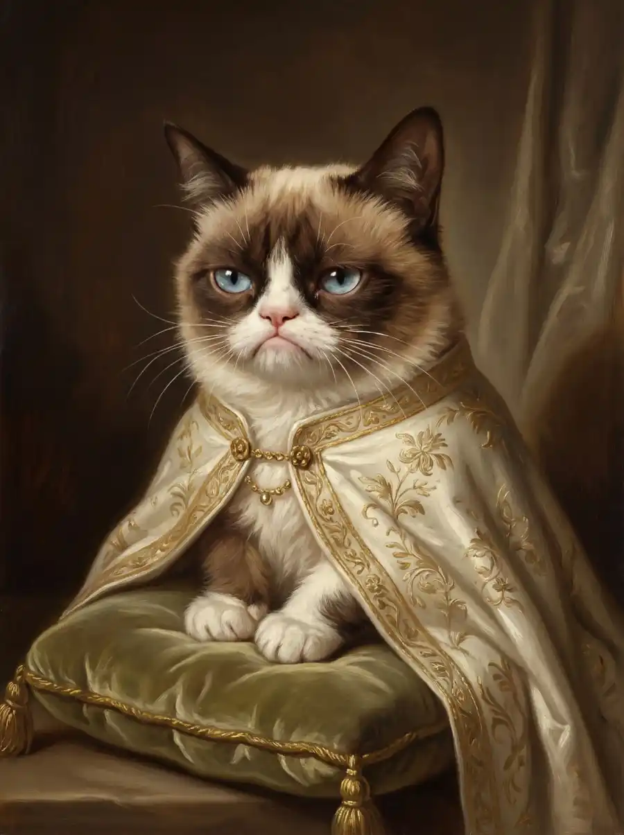 Cat portrait Highness style